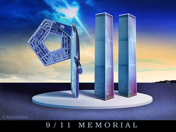 9-11 Memorial by Rich DiSilvio