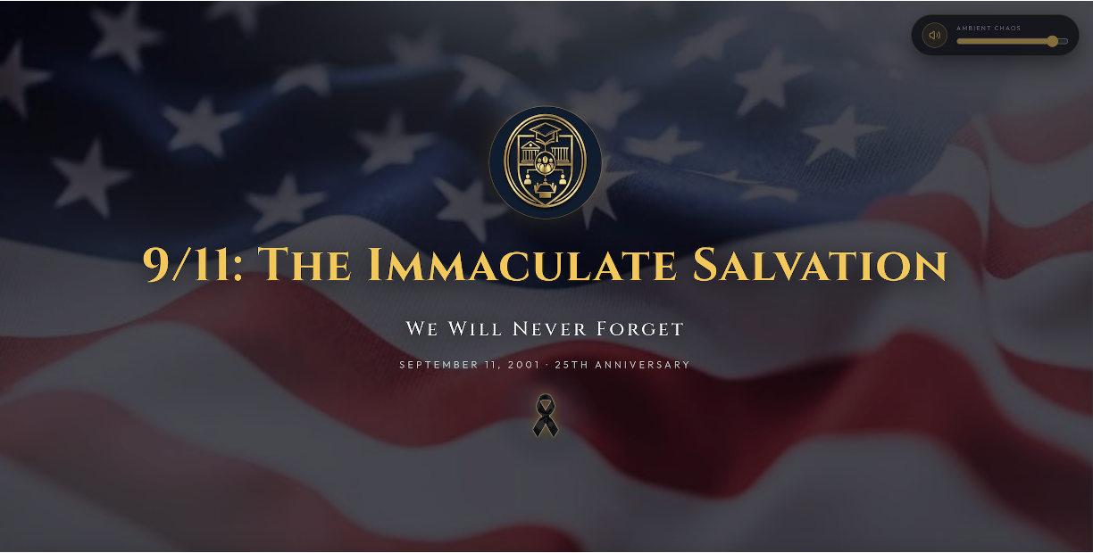 9/11 Spatial Computing Memories: The Immaculate Salvation