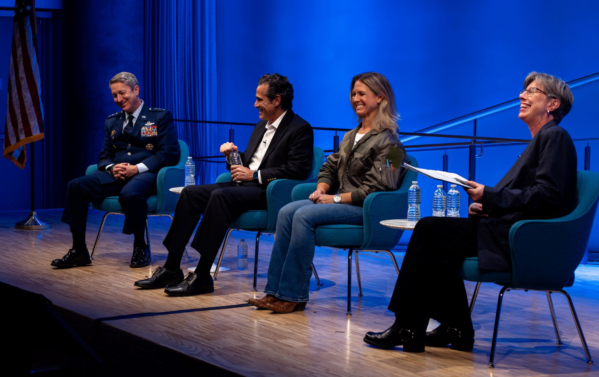 panelists on stage for Above & Beyond