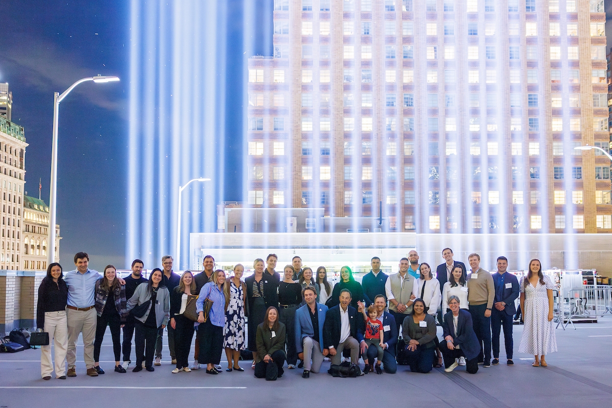 Visionaries at Tribute in Light Viewing 