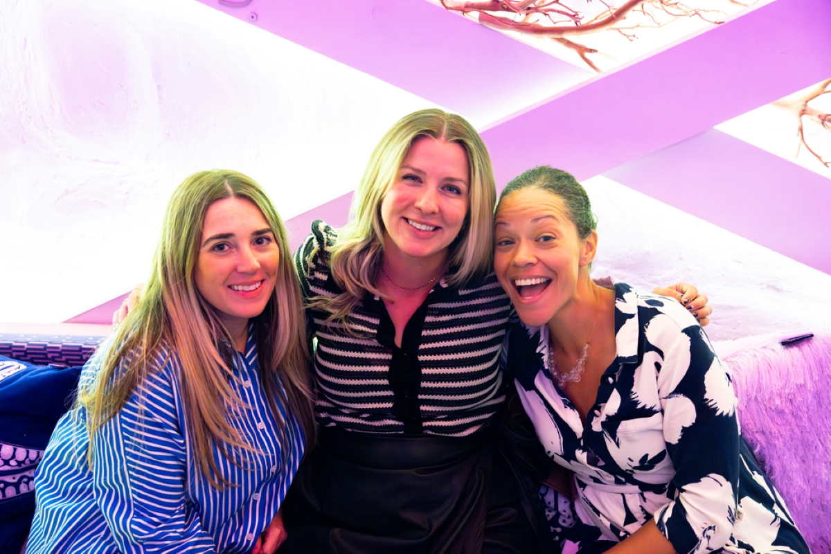 Visionaries at a networking event 