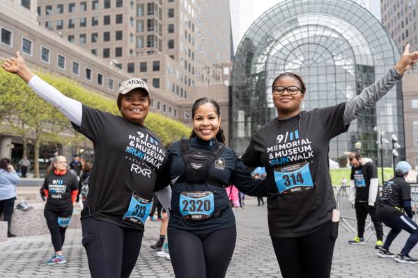 three women at the race