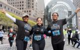 three women at the race