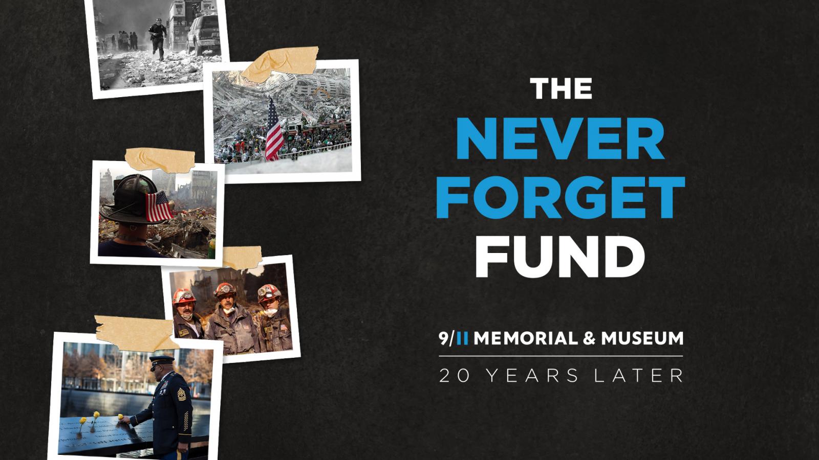 never forget fund logo