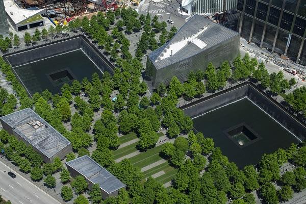 Learn What S Green About The Memorial Plaza National September 11   Com Aerial Spring 4 