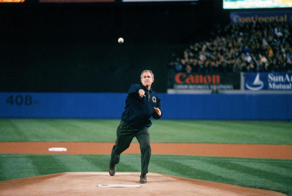 Remembering President W. Bush's 2001 World Series Pitch